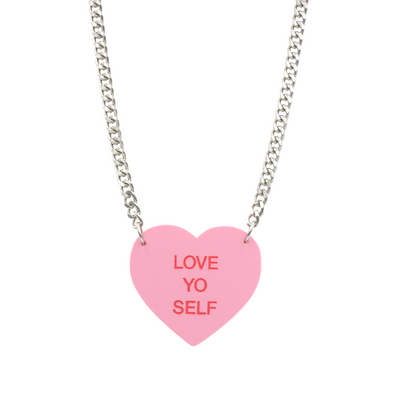 Haus Of Dizzy 'Gentle Reminder' Candy Heart Necklace