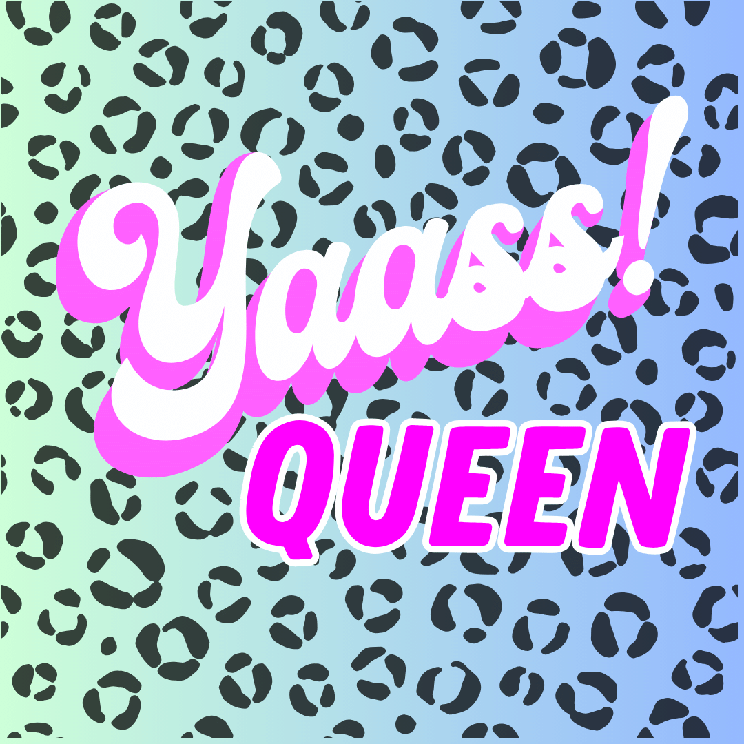 Haus of Dizzy Yas Queen Greeting Card