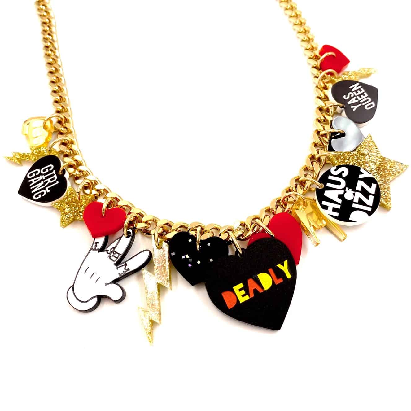 Haus of Dizzy 'Deadly' Charm Necklace