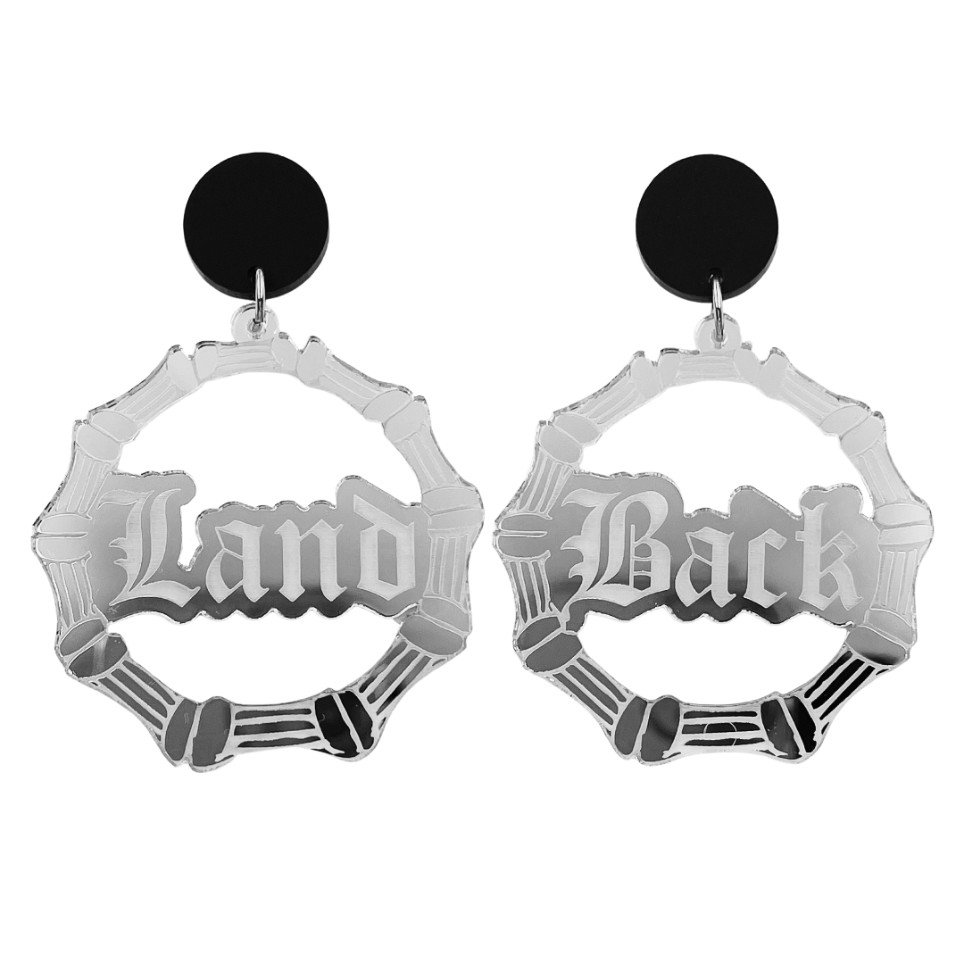 Haus of Dizzy 'Land Back' Bamboo Hoops