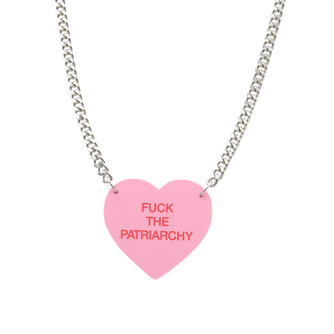HAUS OF DIZZY 'GENTLE REMINDER' CANDY HEART NECKLACE