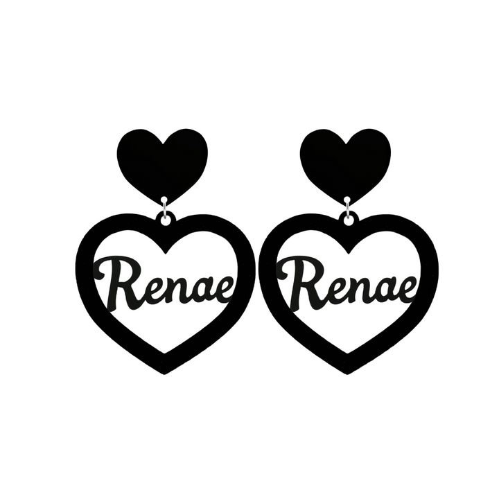 Haus of Dizzy 3D Custom Heart Earrings