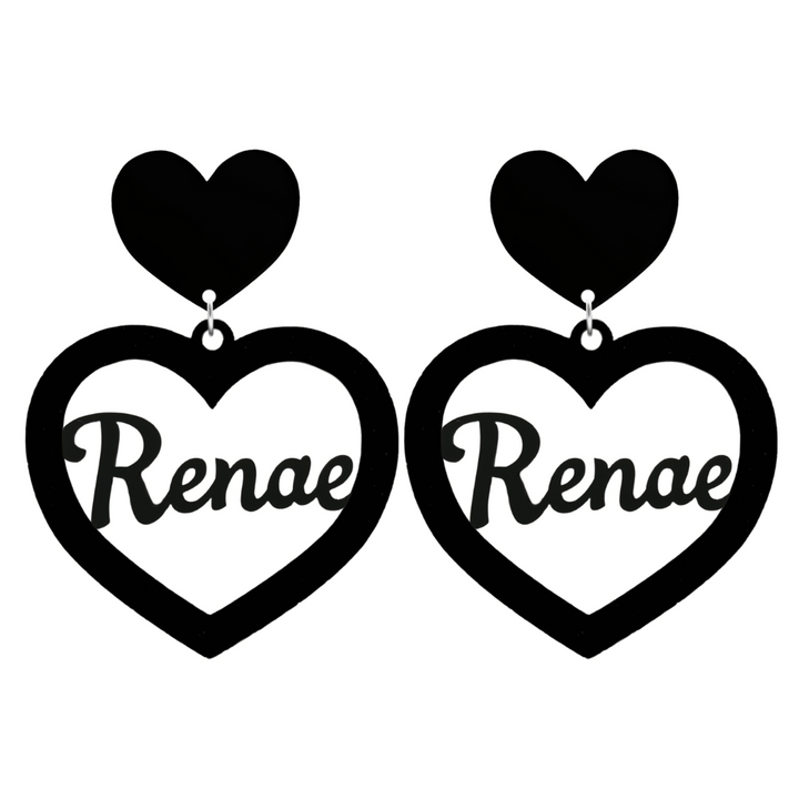 Haus of Dizzy 3D Custom Heart Earrings