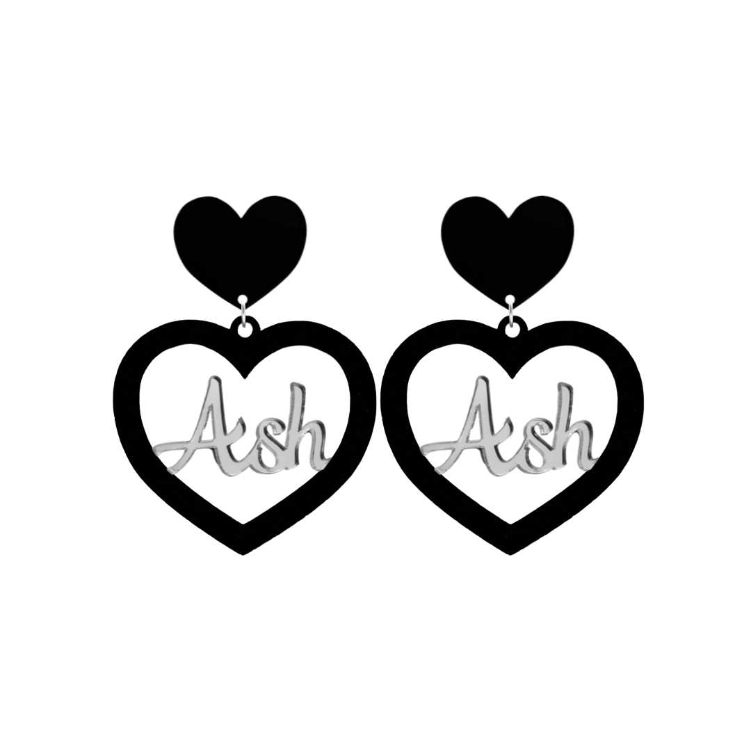 Haus of Dizzy 3D Custom Heart Earrings