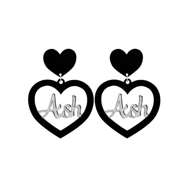 Haus of Dizzy 3D Custom Heart Earrings