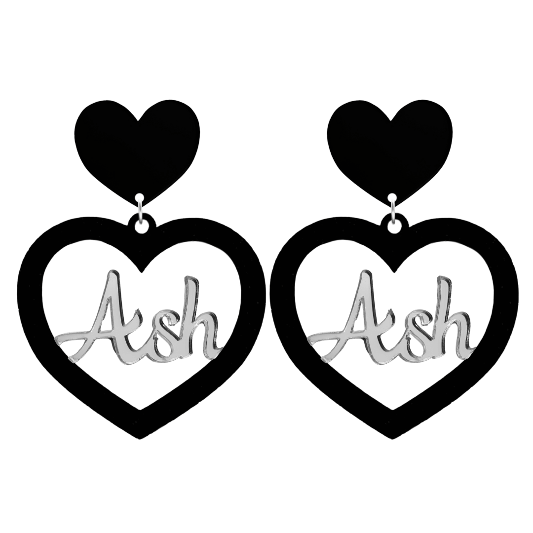 Haus of Dizzy 3D Custom Heart Earrings