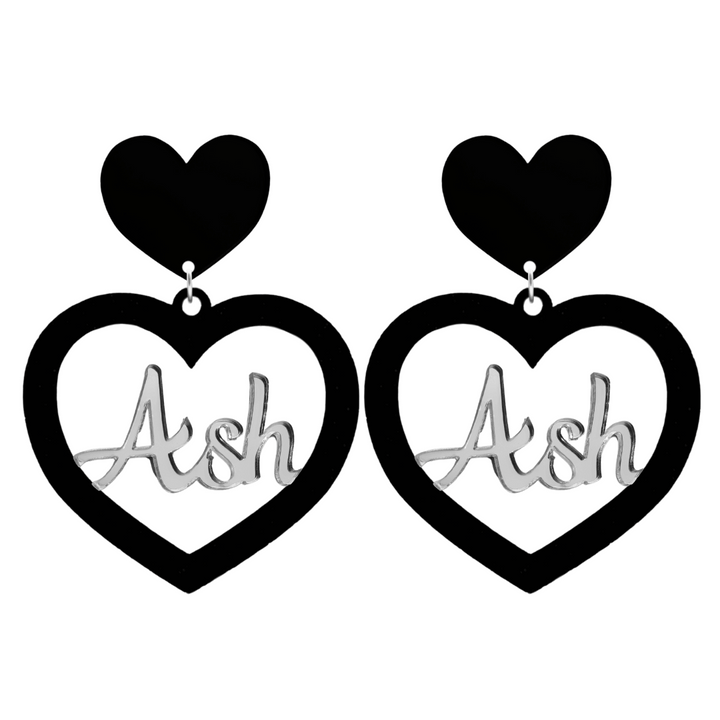 Haus of Dizzy 3D Custom Heart Earrings