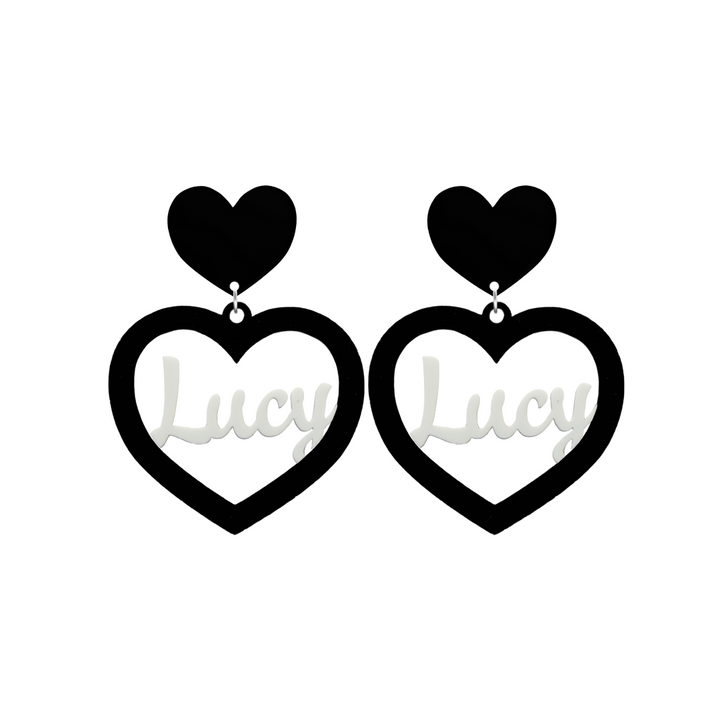Haus of Dizzy 3D Custom Heart Earrings