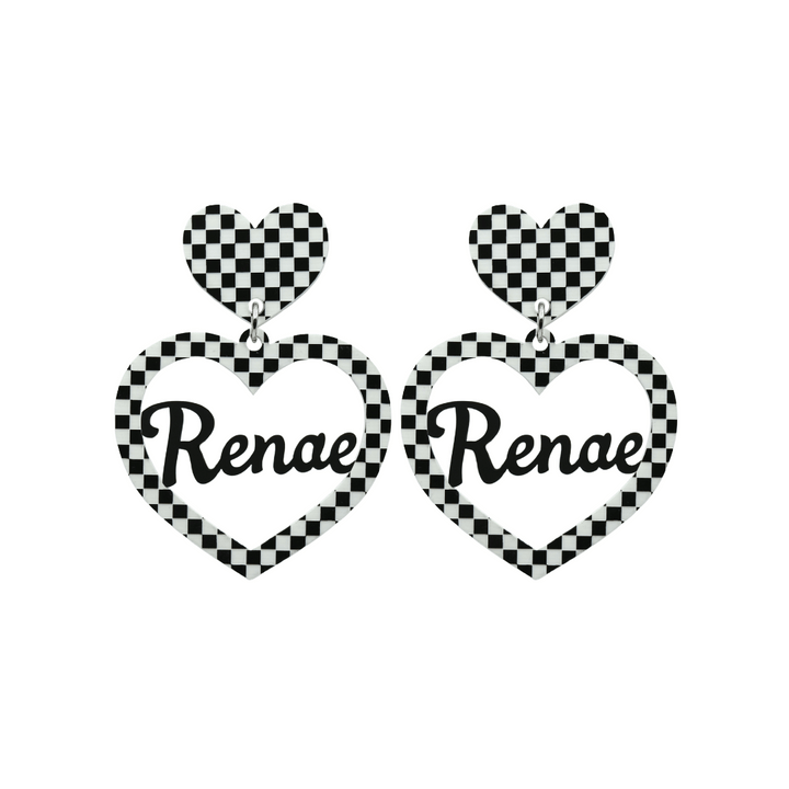 Haus of Dizzy 3D Custom Heart Earrings