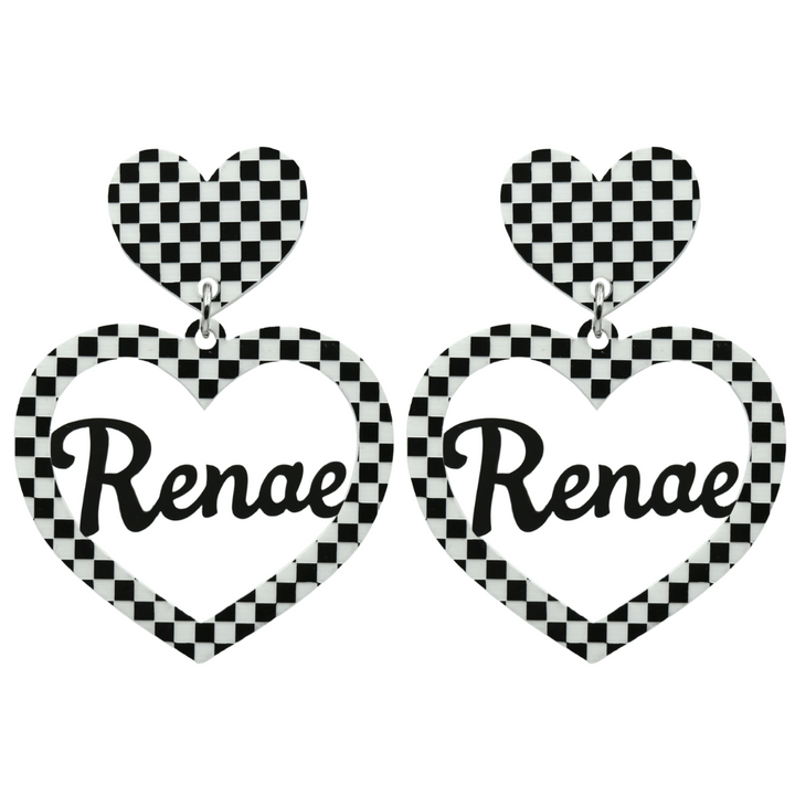 Haus of Dizzy 3D Custom Heart Earrings