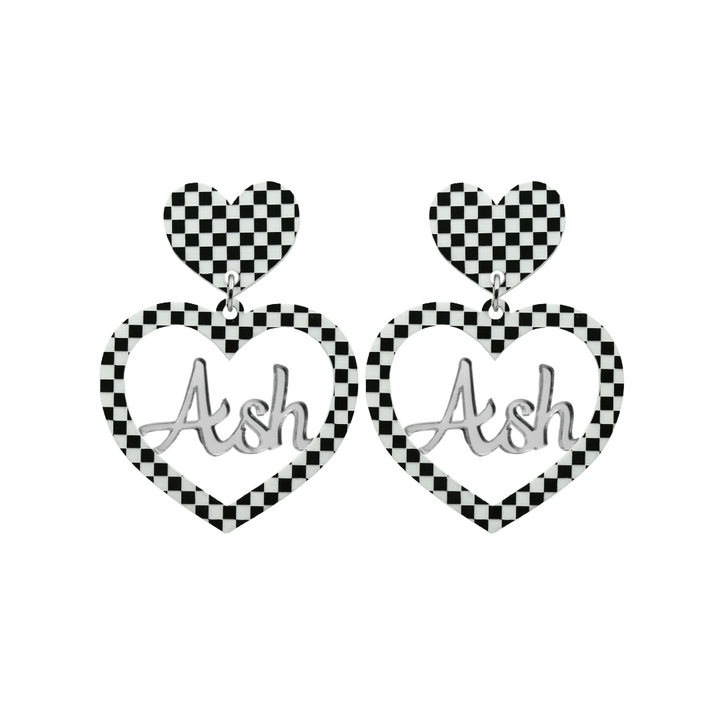 Haus of Dizzy 3D Custom Heart Earrings