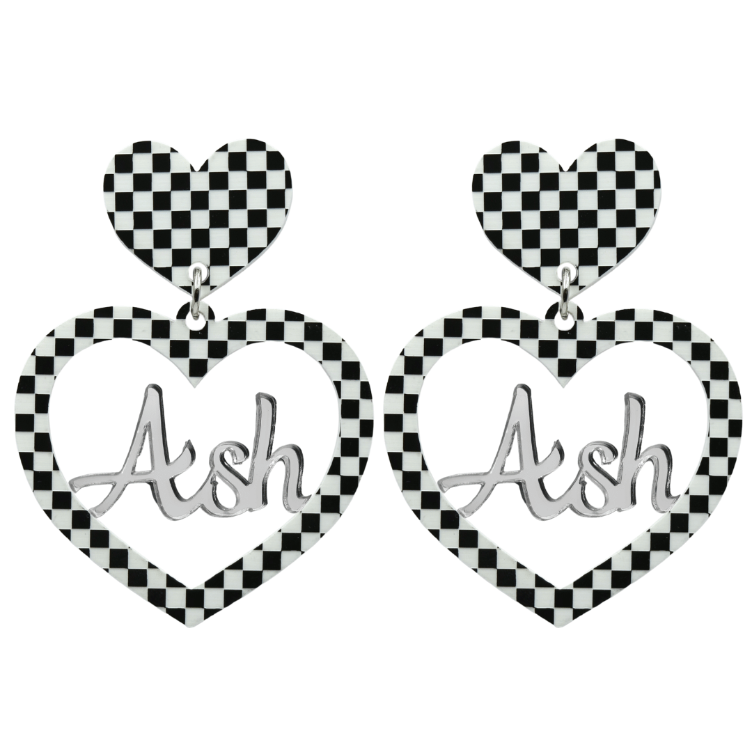 Haus of Dizzy 3D Custom Heart Earrings