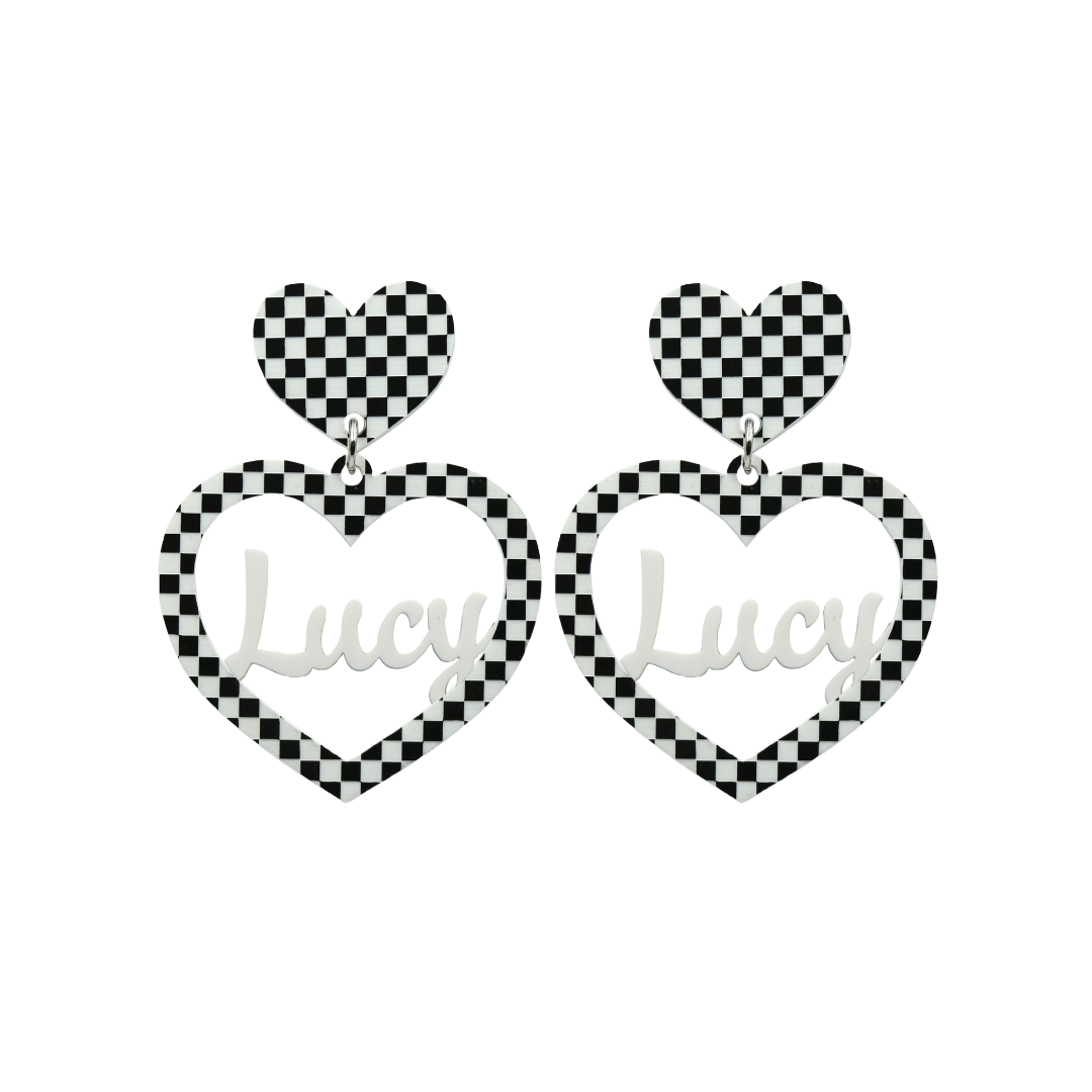 Haus of Dizzy 3D Custom Heart Earrings
