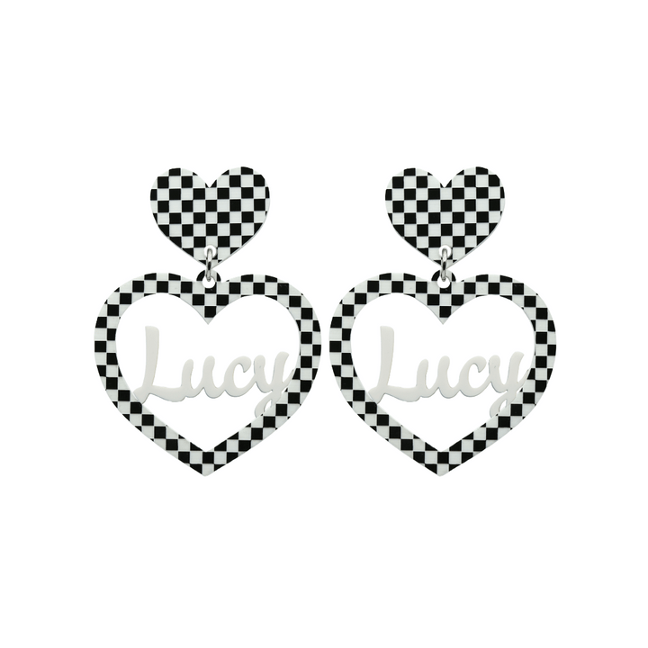 Haus of Dizzy 3D Custom Heart Earrings