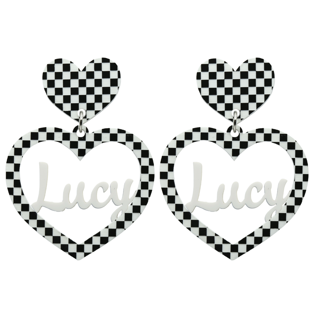 Haus of Dizzy 3D Custom Heart Earrings