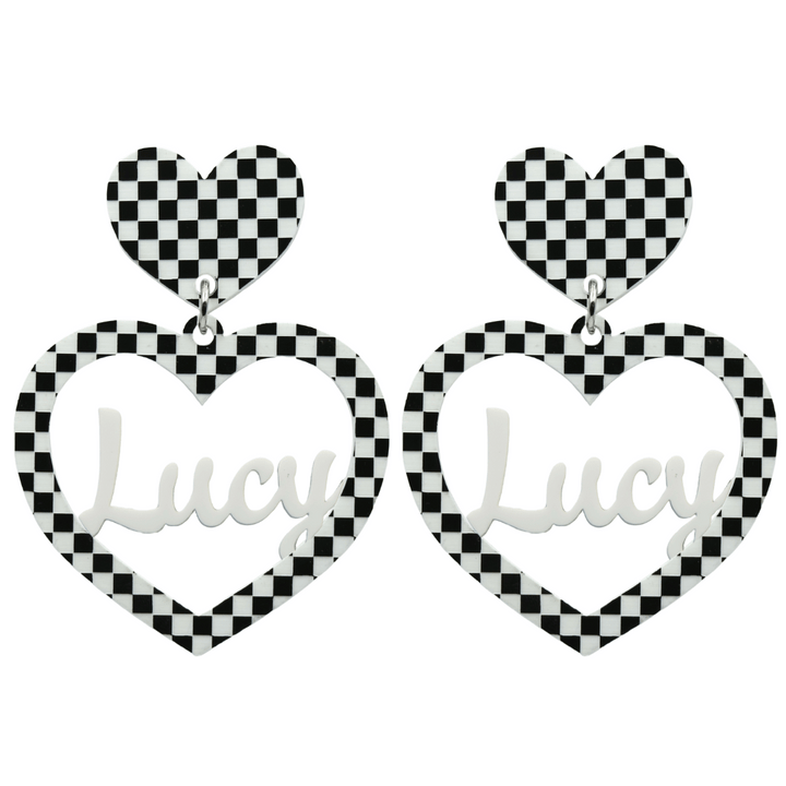 Haus of Dizzy 3D Custom Heart Earrings