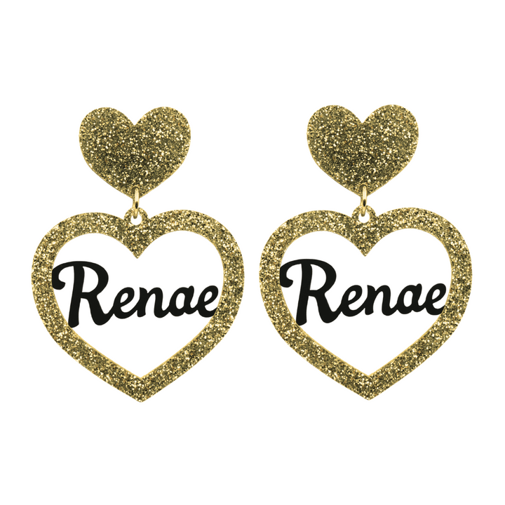 Haus of Dizzy 3D Custom Heart Earrings