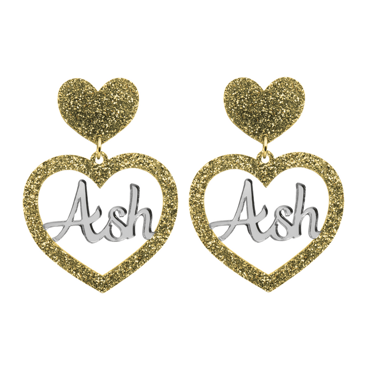Haus of Dizzy 3D Custom Heart Earrings