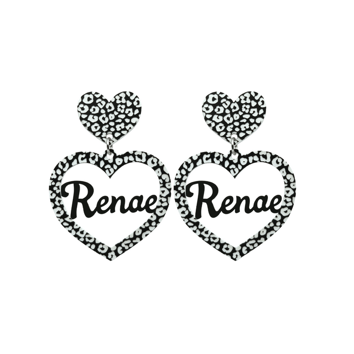 Haus of Dizzy 3D Custom Heart Earrings