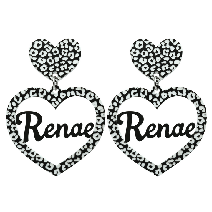 Haus of Dizzy 3D Custom Heart Earrings