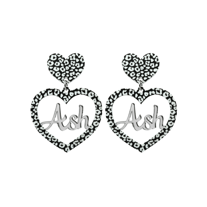 Haus of Dizzy 3D Custom Heart Earrings
