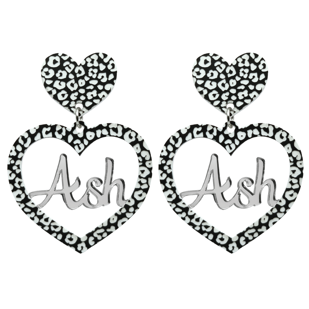 Haus of Dizzy 3D Custom Heart Earrings