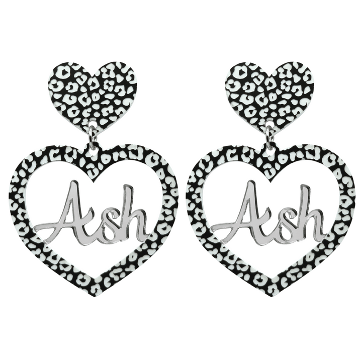 Haus of Dizzy 3D Custom Heart Earrings