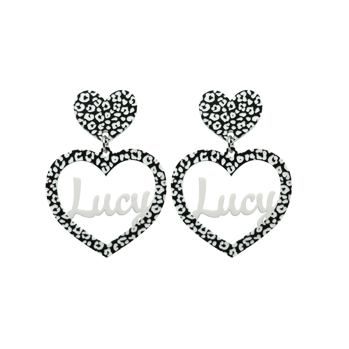 Haus of Dizzy 3D Custom Heart Earrings