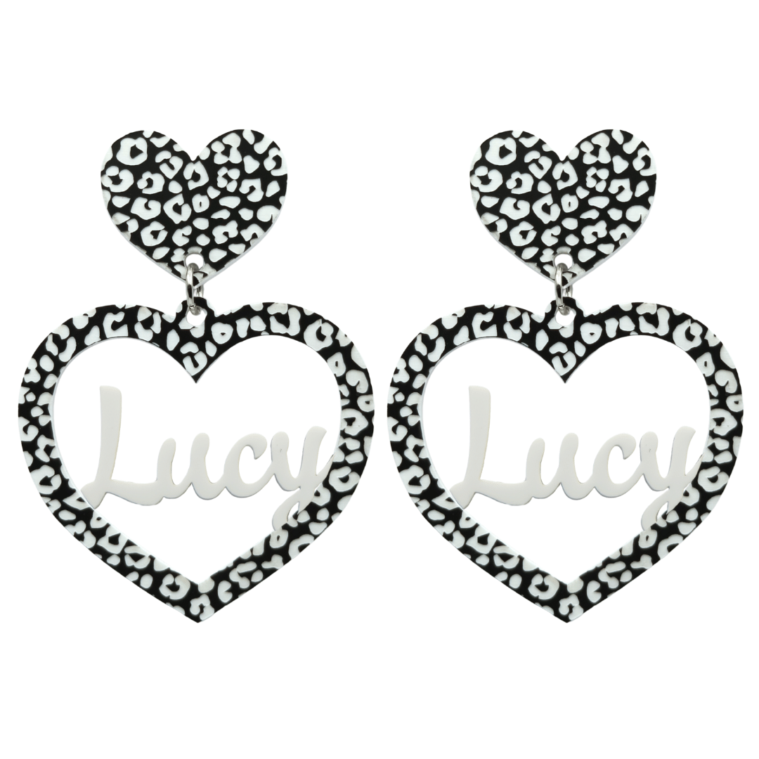 Haus of Dizzy 3D Custom Heart Earrings