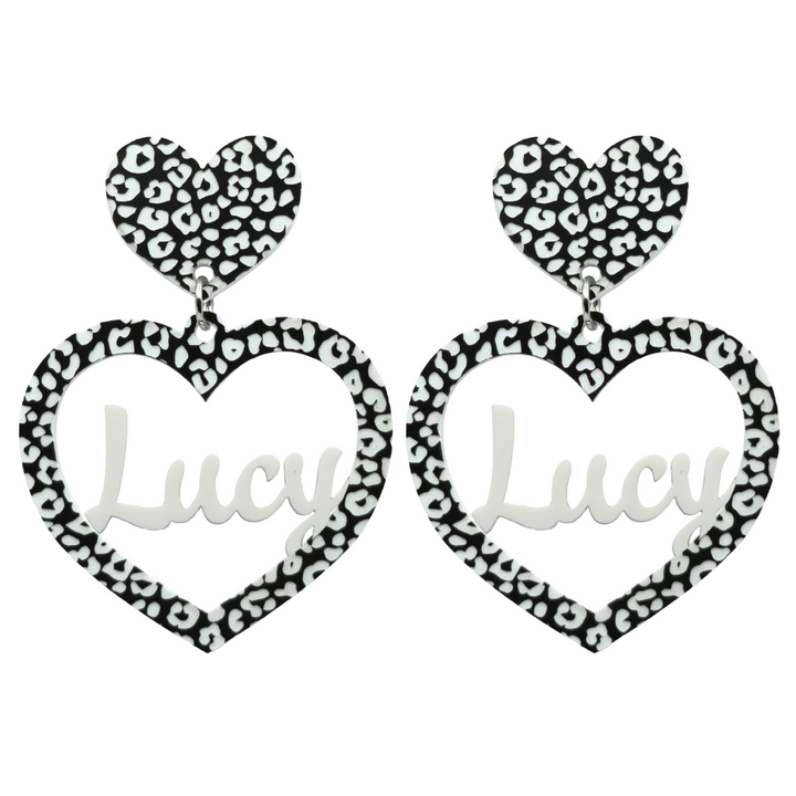 Haus of Dizzy 3D Custom Heart Earrings