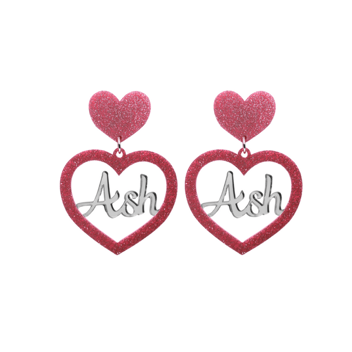 Haus of Dizzy 3D Custom Heart Earrings
