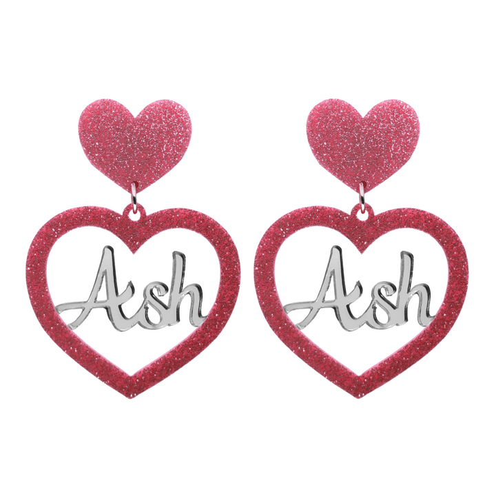 Haus of Dizzy 3D Custom Heart Earrings