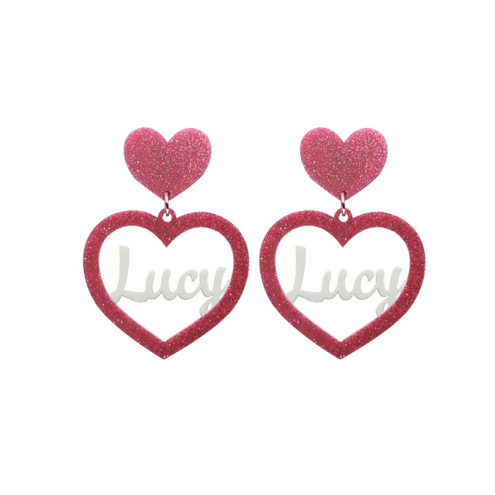 Haus of Dizzy 3D Custom Heart Earrings