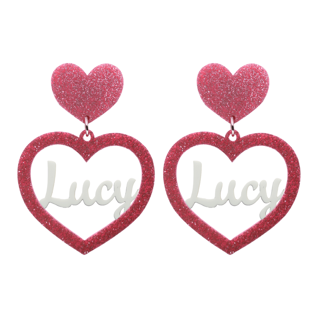 Haus of Dizzy 3D Custom Heart Earrings