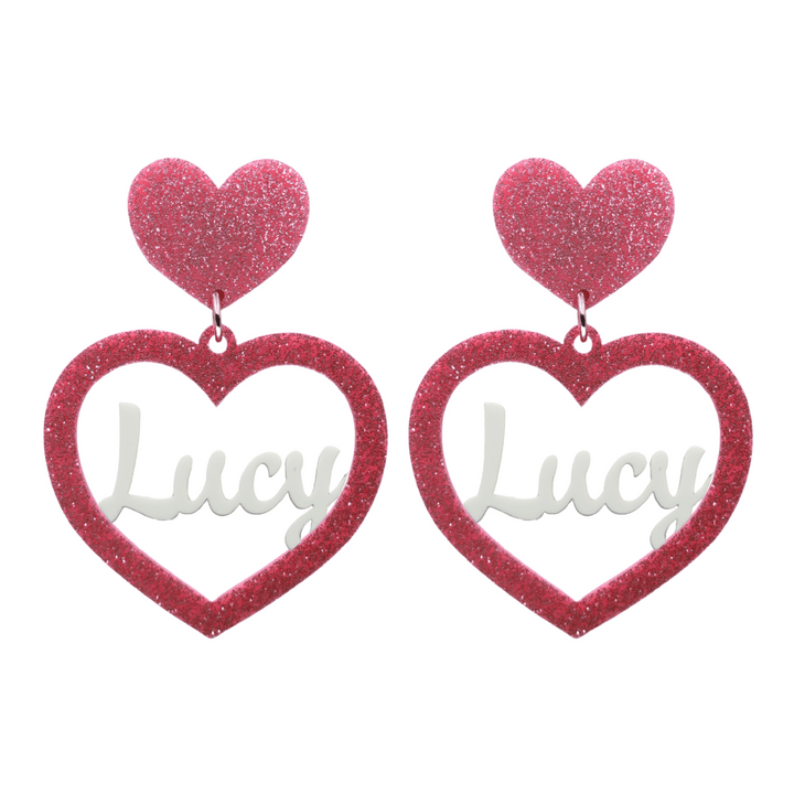 Haus of Dizzy 3D Custom Heart Earrings