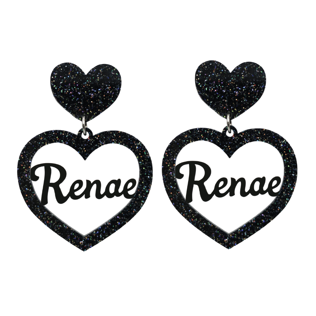 Haus of Dizzy 3D Custom Heart Earrings