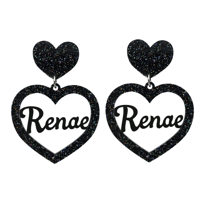 Haus of Dizzy 3D Custom Heart Earrings