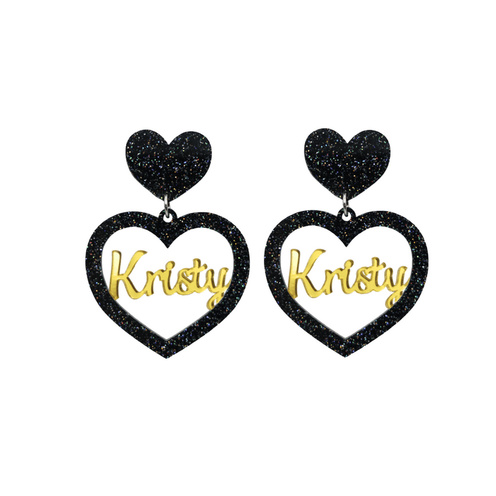 Haus of Dizzy 3D Custom Heart Earrings