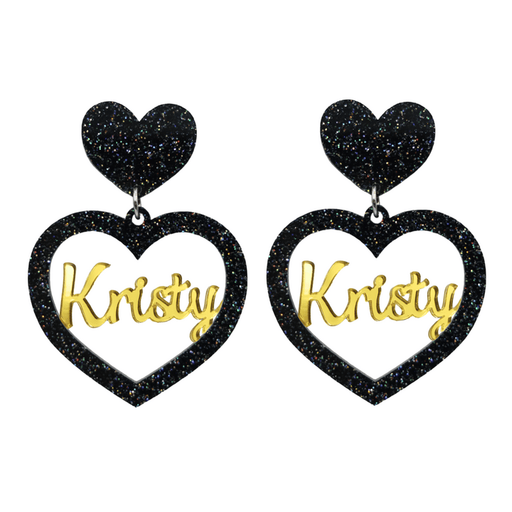 Haus of Dizzy 3D Custom Heart Earrings