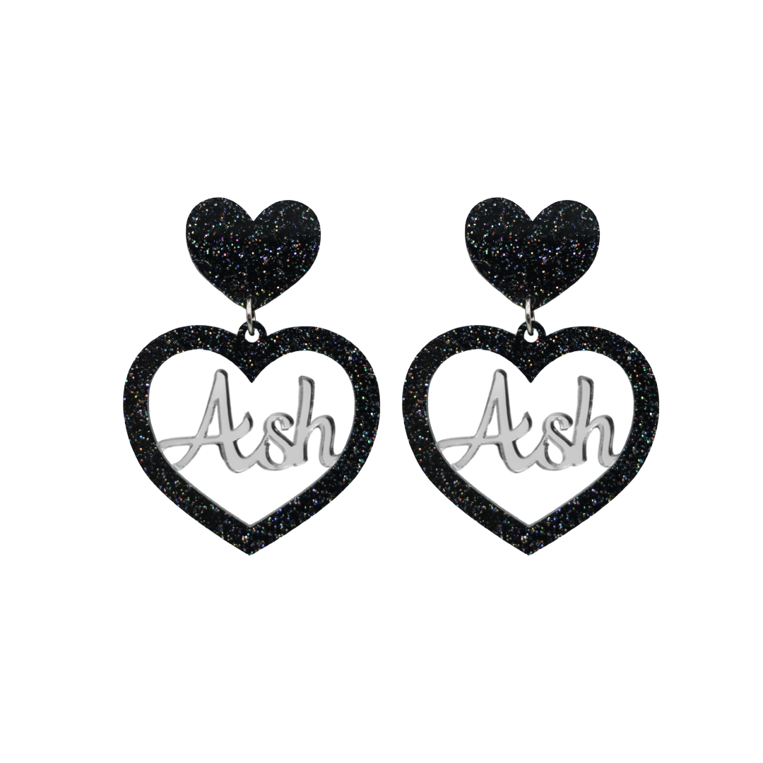 Haus of Dizzy 3D Custom Heart Earrings