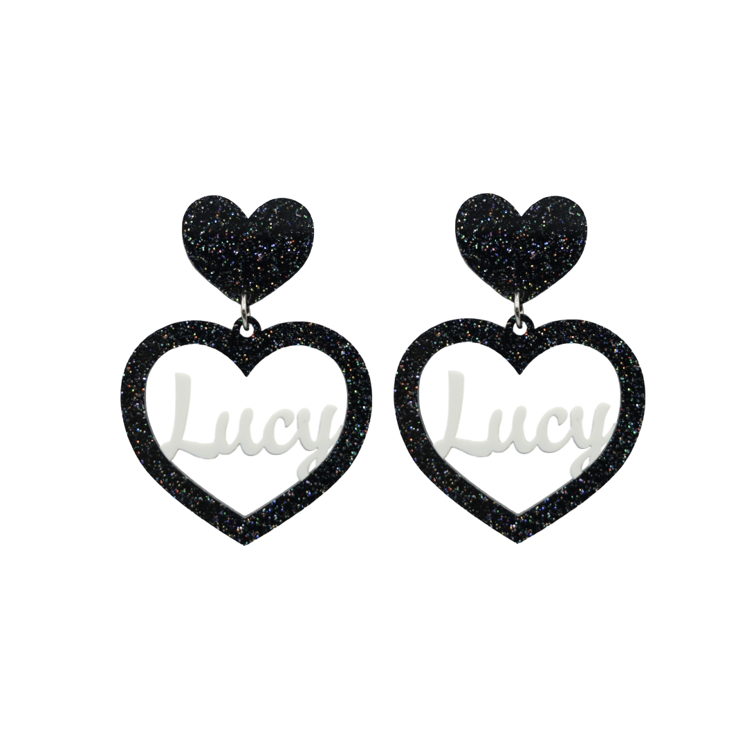 Haus of Dizzy 3D Custom Heart Earrings