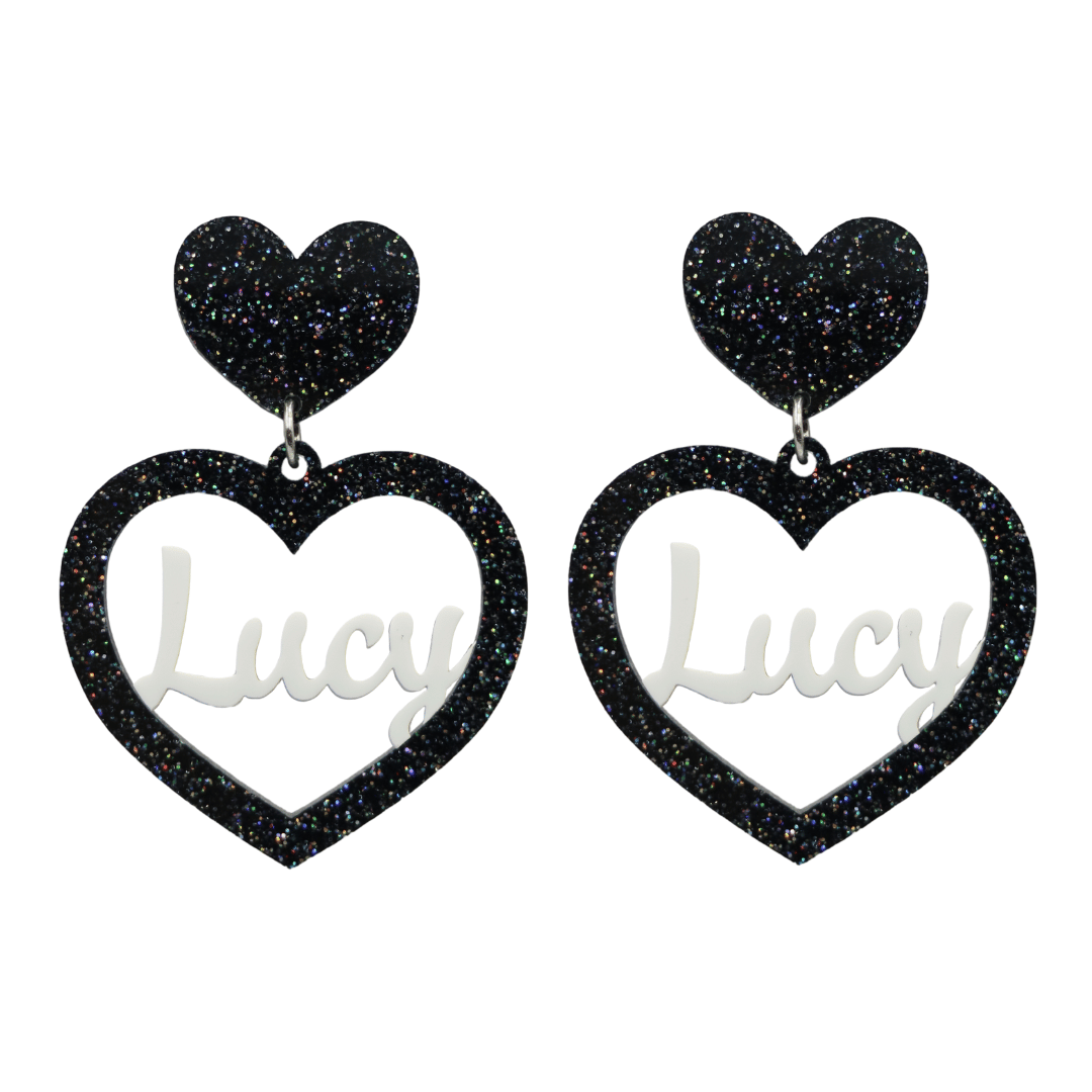 Haus of Dizzy 3D Custom Heart Earrings