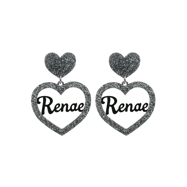 Haus of Dizzy 3D Custom Heart Earrings