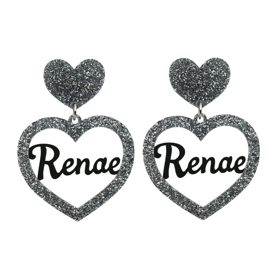 Haus of Dizzy 3D Custom Heart Earrings