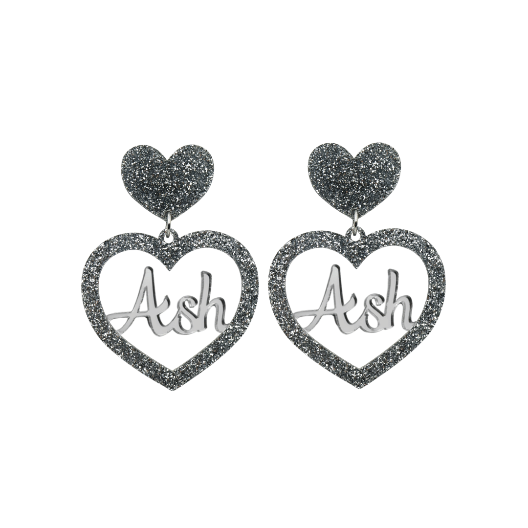 Haus of Dizzy 3D Custom Heart Earrings