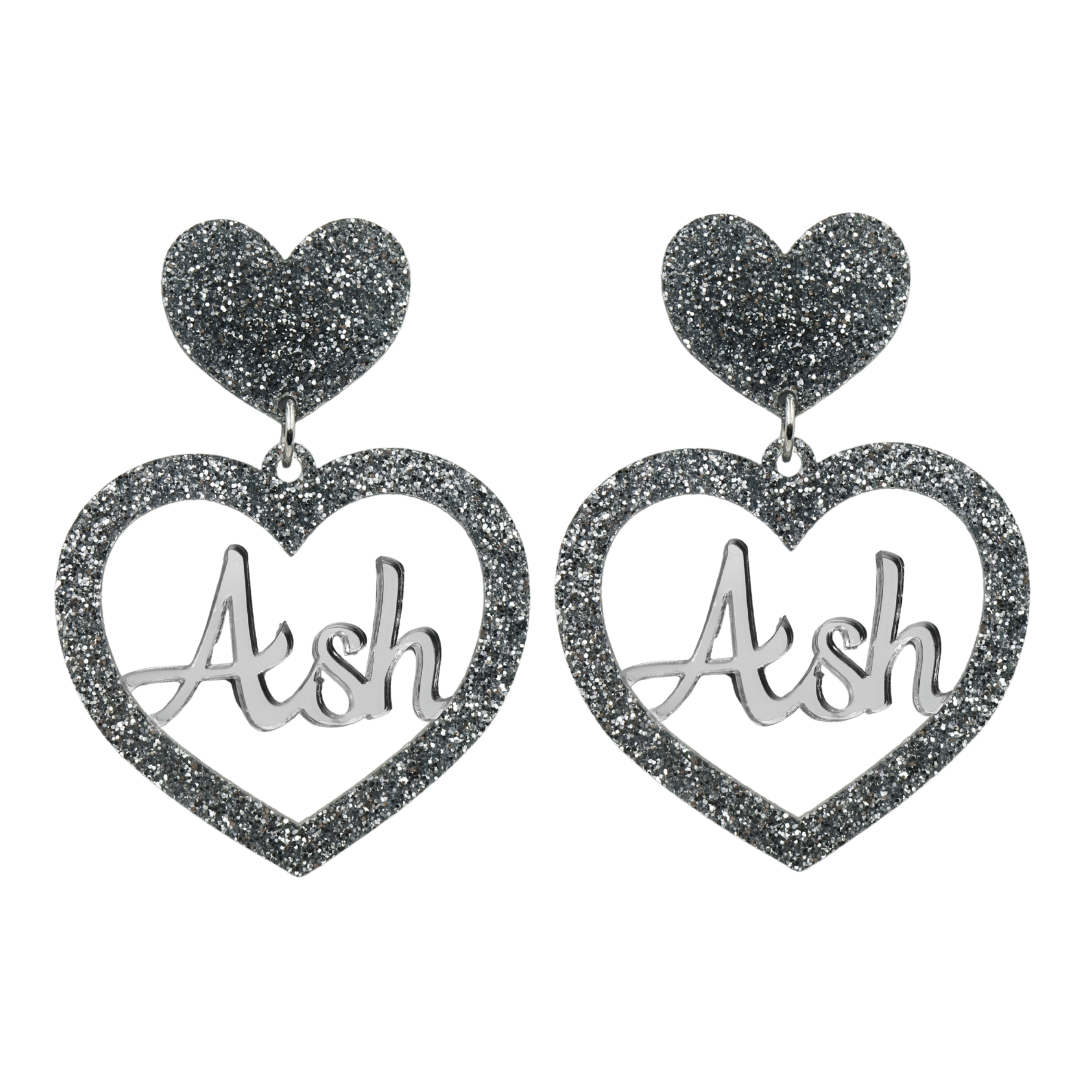 Haus of Dizzy 3D Custom Heart Earrings