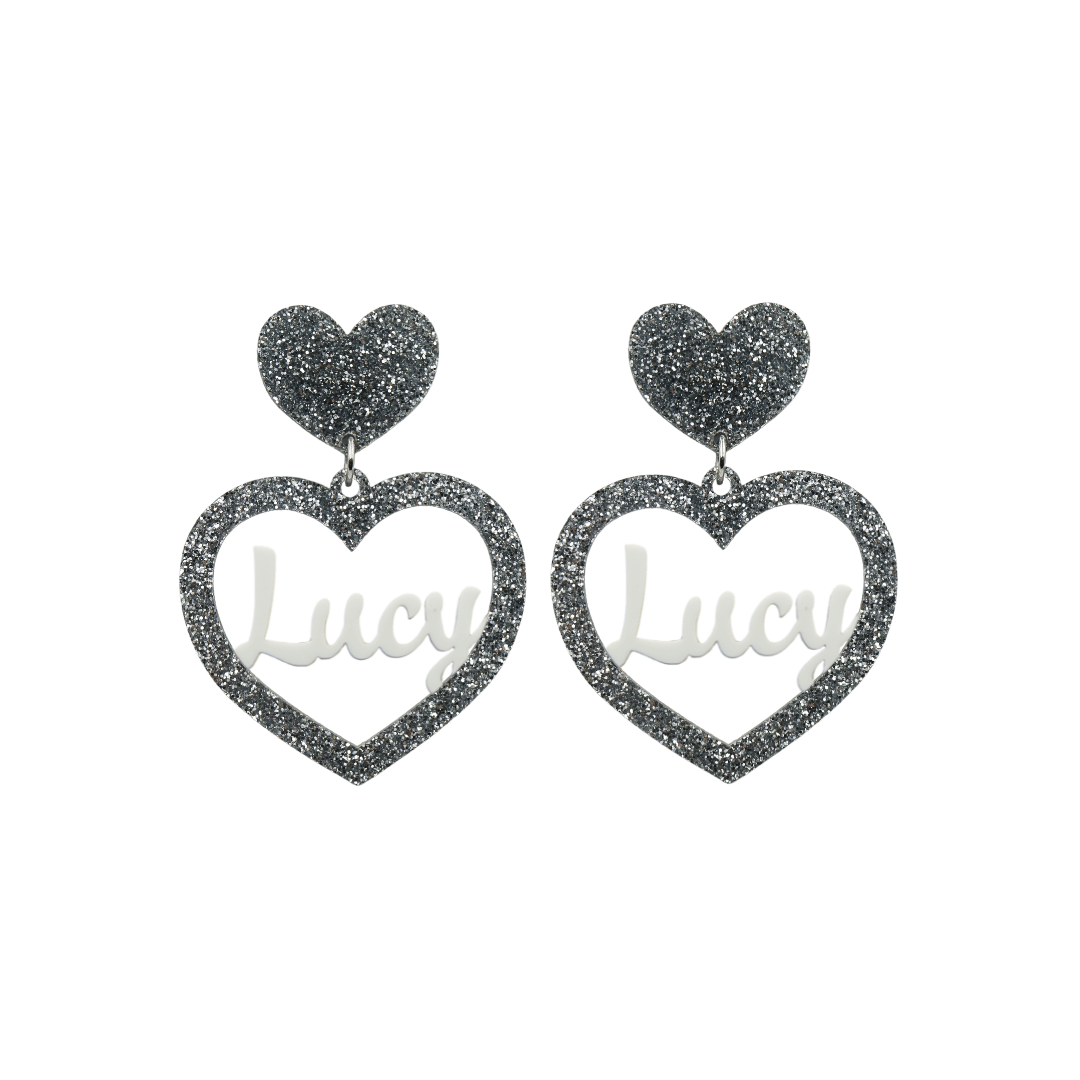 Haus of Dizzy 3D Custom Heart Earrings