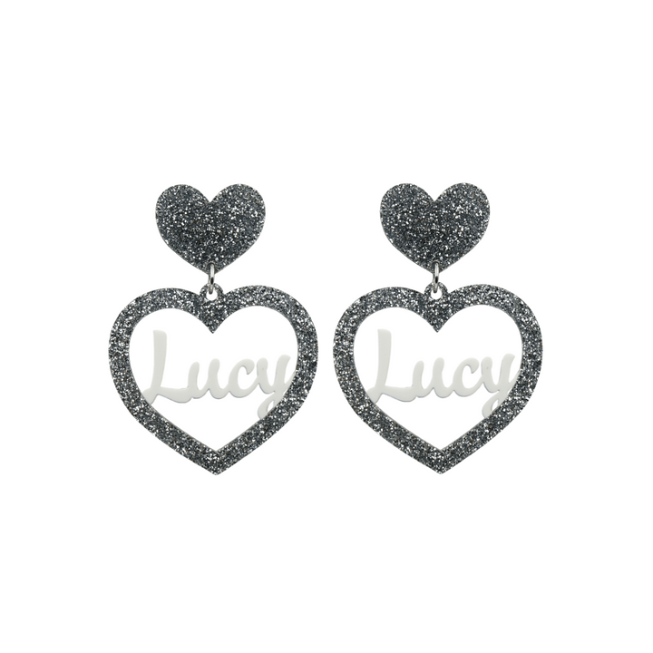 Haus of Dizzy 3D Custom Heart Earrings
