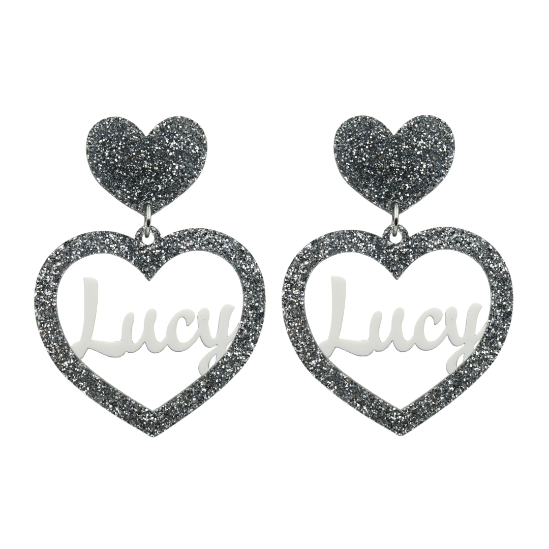 Haus of Dizzy 3D Custom Heart Earrings