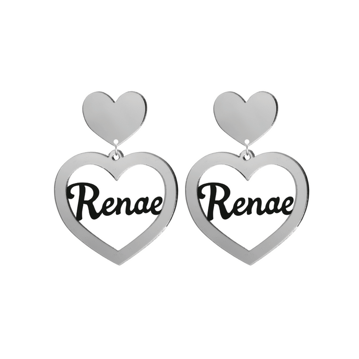 Haus of Dizzy 3D Custom Heart Earrings